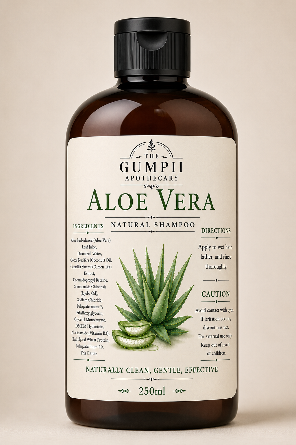 Aloe Vera Natural Shampoo | 250ml