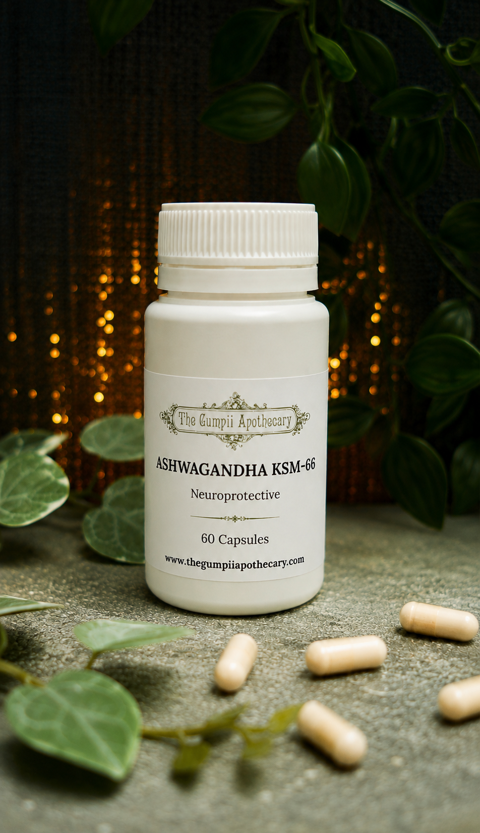 Ashwagandha KSM-66 (Withania somnifera) 60 Capsules