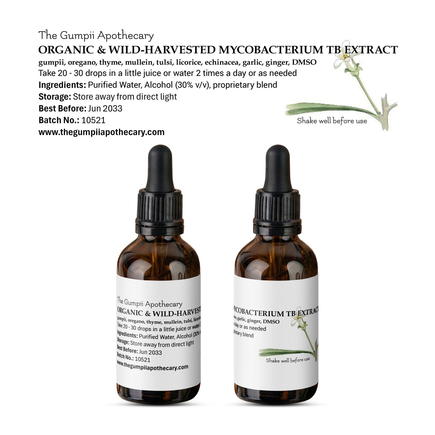 Organic Pulmonary Wellness Extract
