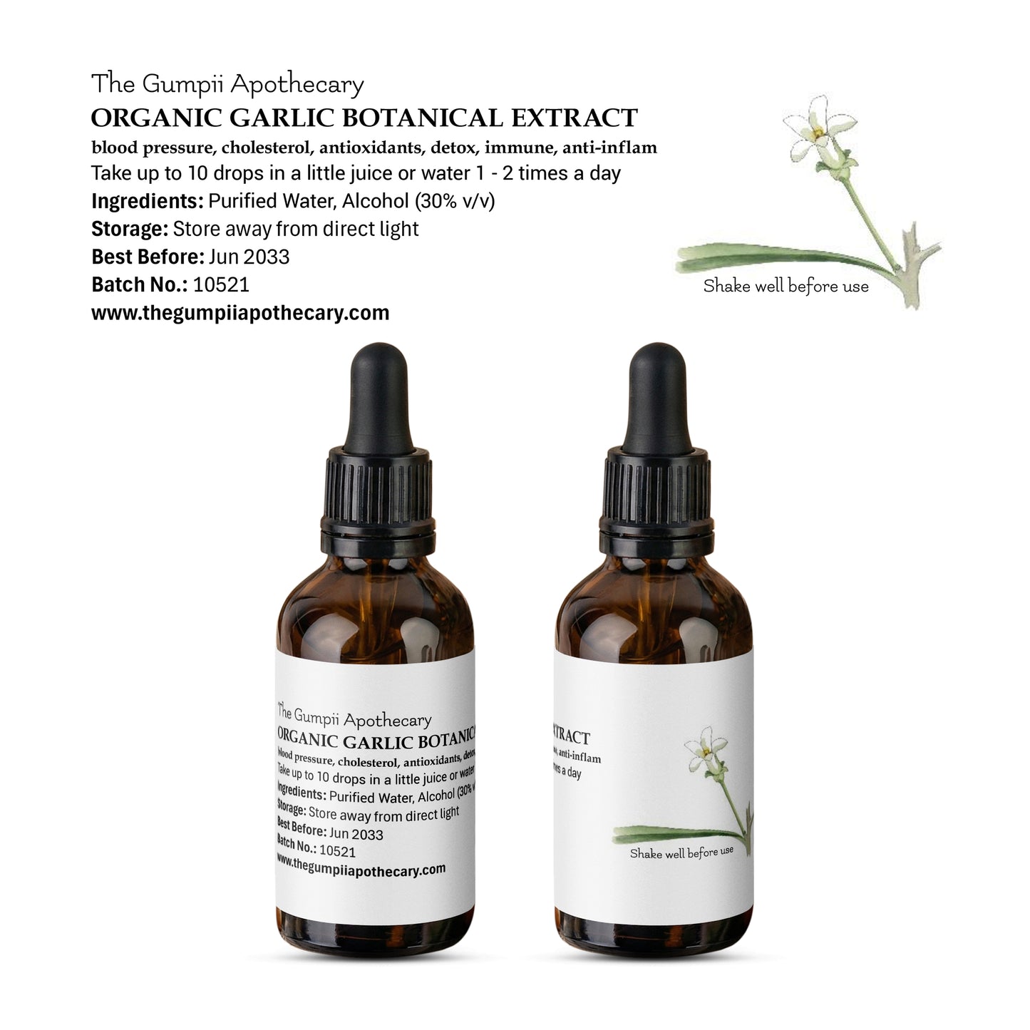 Organic Garlic Extract