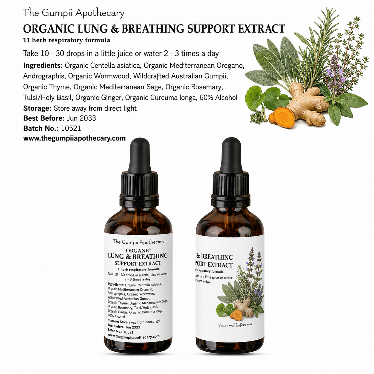 Organic Lung & Breathing Support Extract