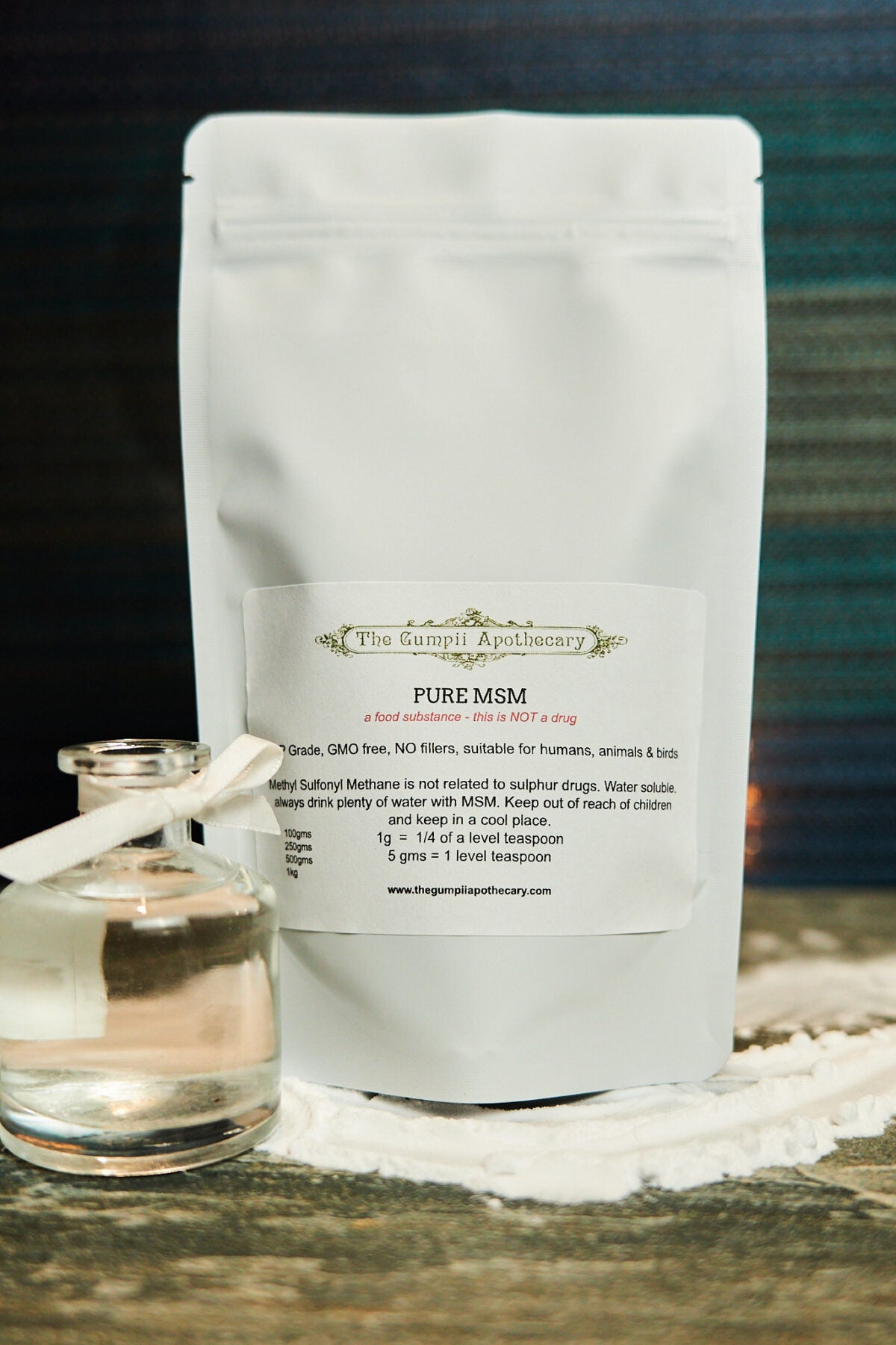 Pure MSM Methylsulfonylmethane Powder | Organic Sulphur | Joint, Skin ...