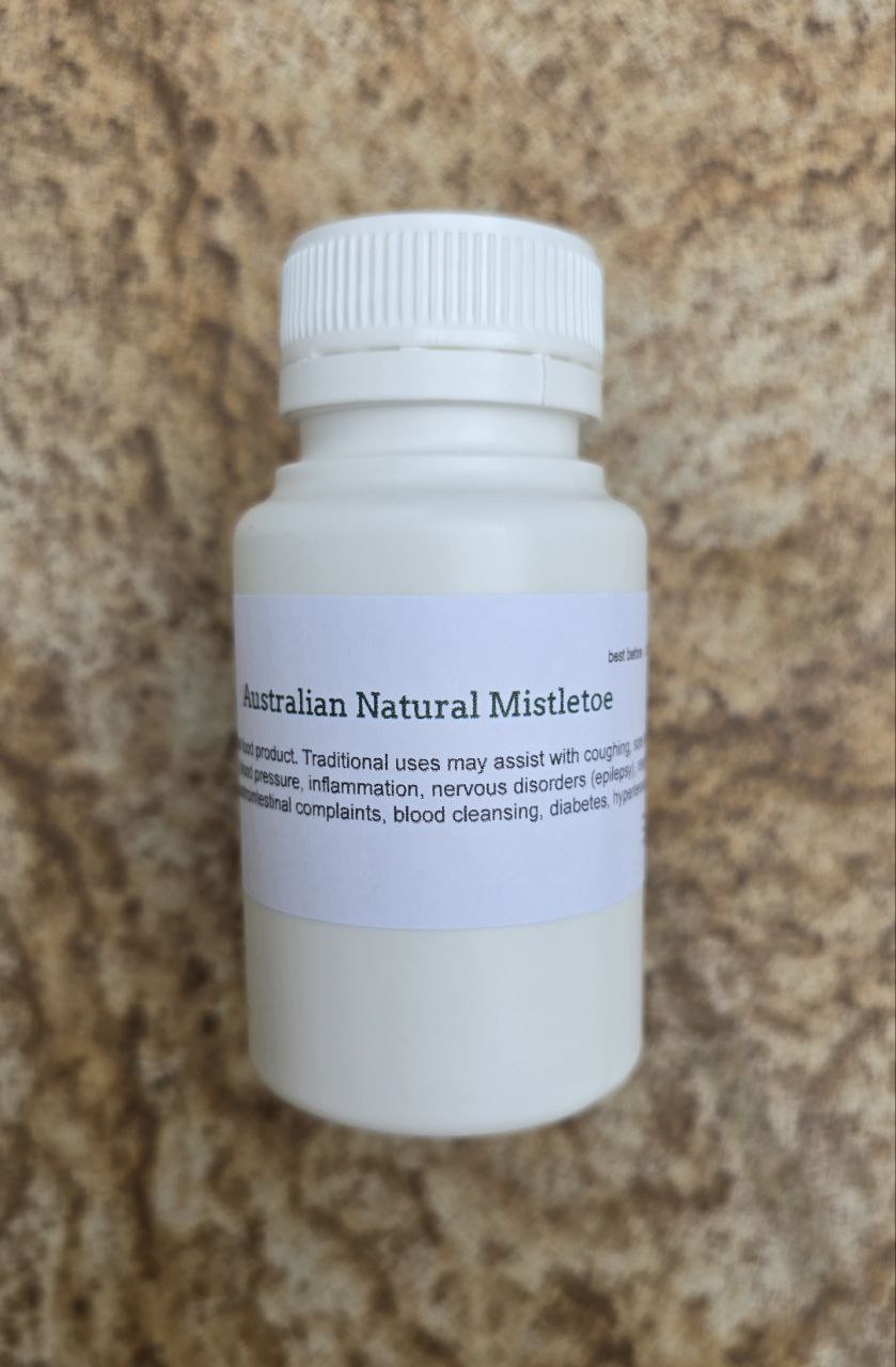 Wildcrafted Australian Natural Mistletoe Capsules (Loranthaceae)